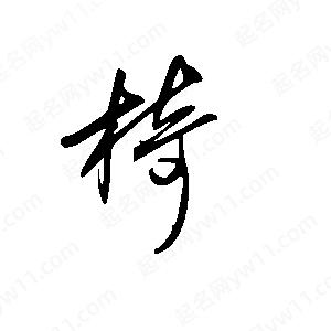 王世剛寫(xiě)的草字椅